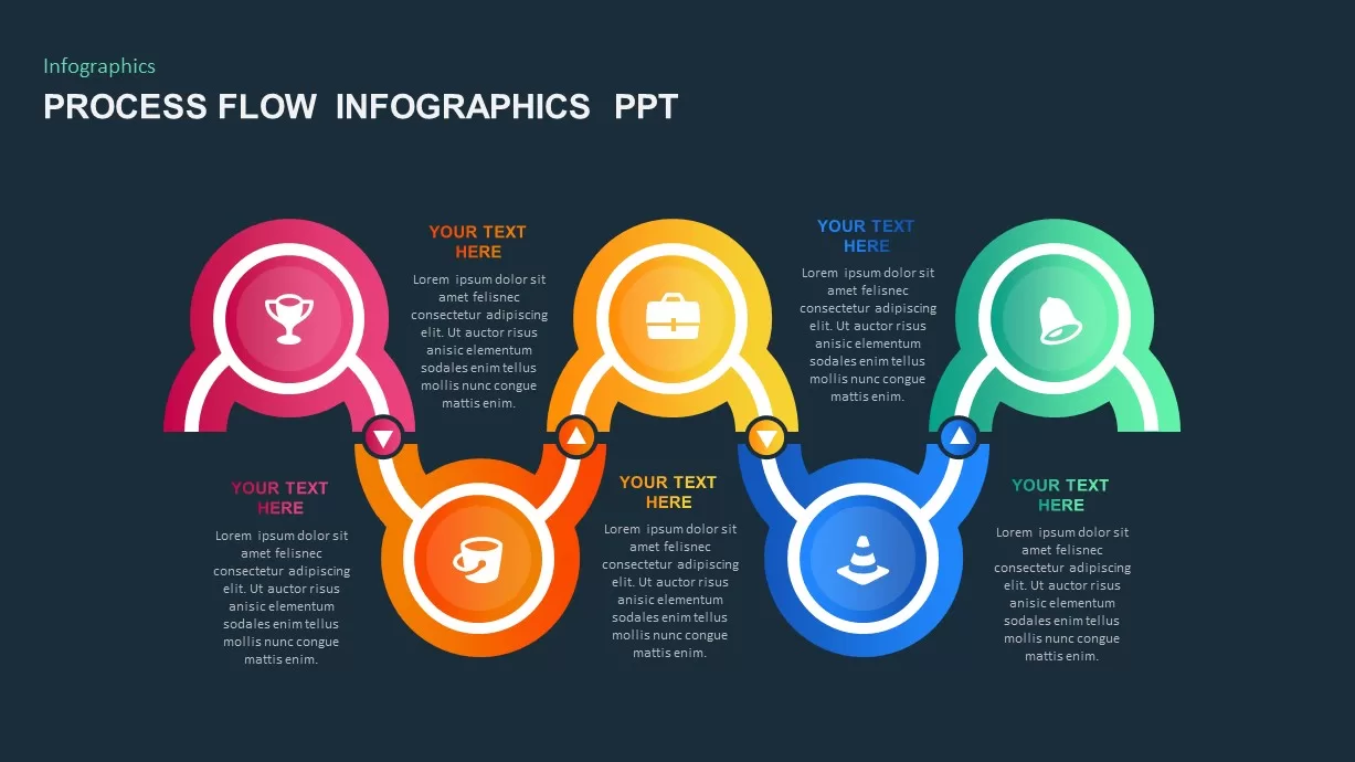 Process Flow Infographic Template