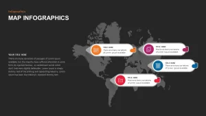 Word Map Infographic Template for PowerPoint