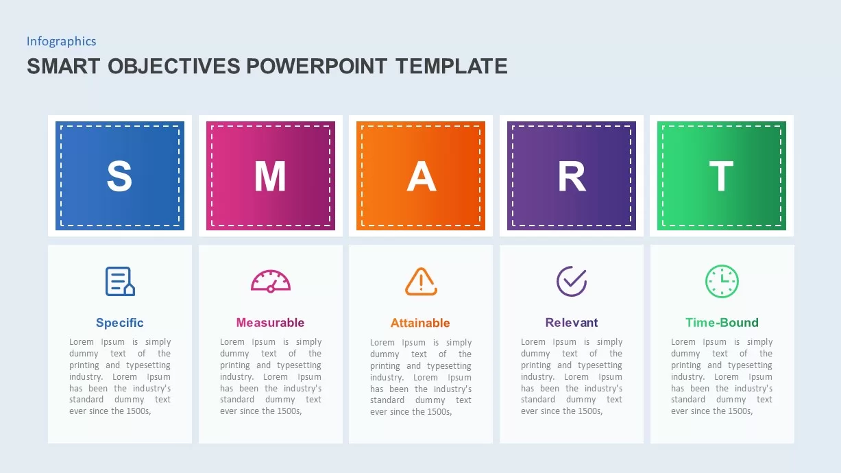 smart goals powerpoint template