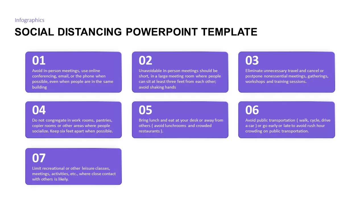 social distancing powerpoint diagram