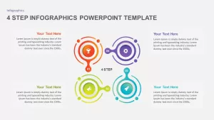 4 step infographic template