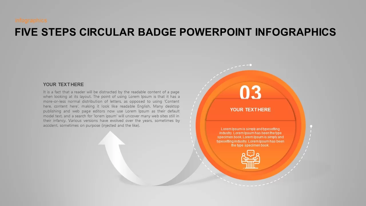 Circular Badge PowerPoint Infographics