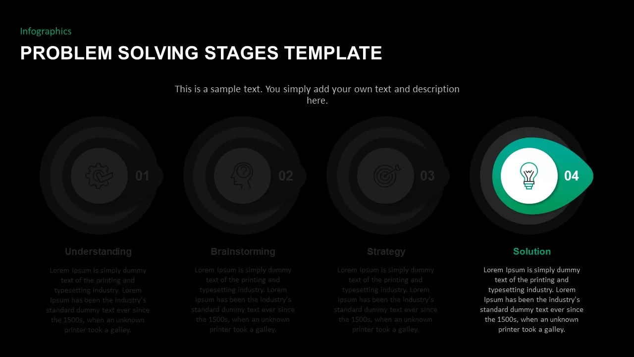 Problem Solving Process Diagram Template