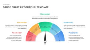 Gauge Shape Infographic PPT template