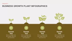 Business Growth Plant Infographics