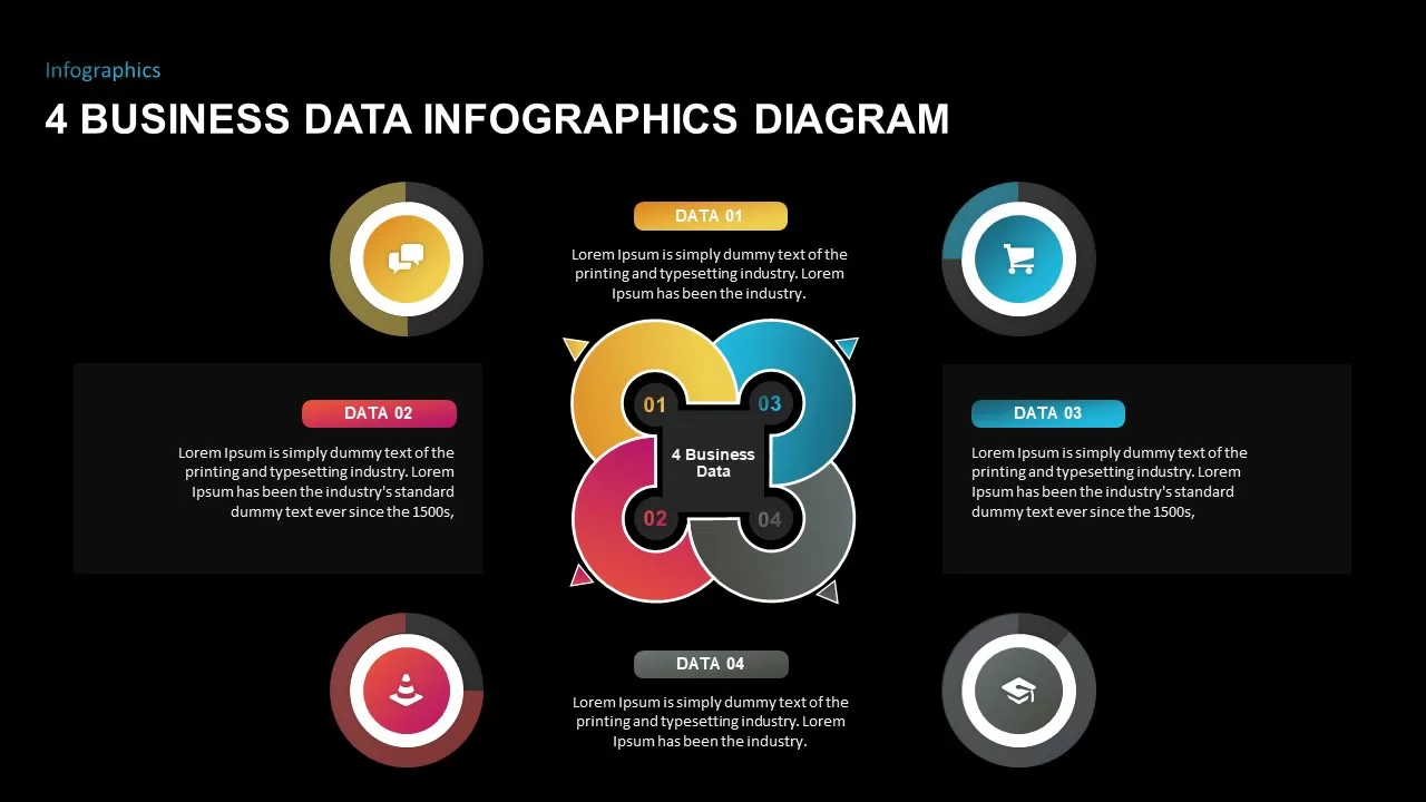 busines data diagram