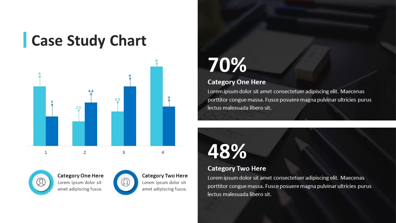 Case Study Chart Slide