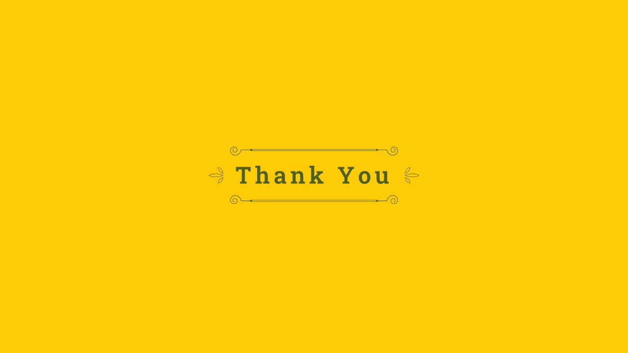 Wes Anderson Inspired PowerPoint Template thank you