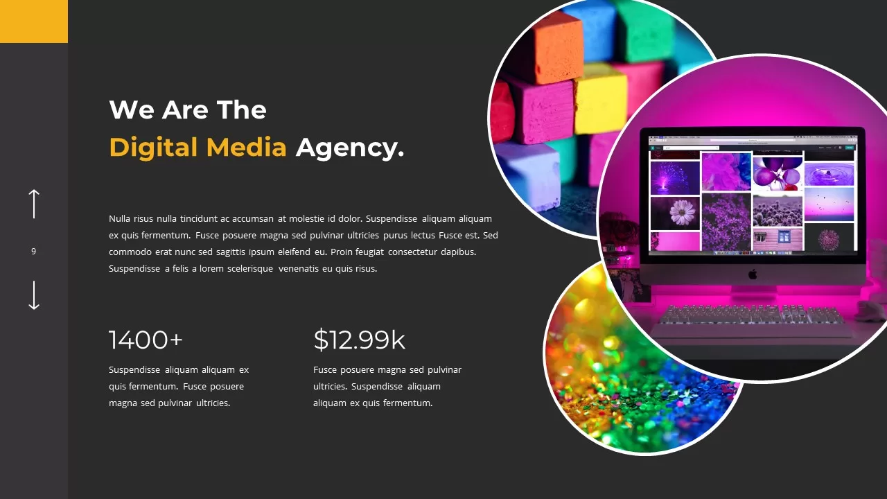 digital media agency template