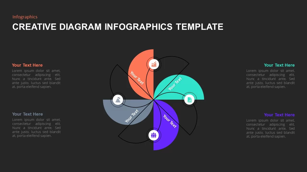 creative infographic slide