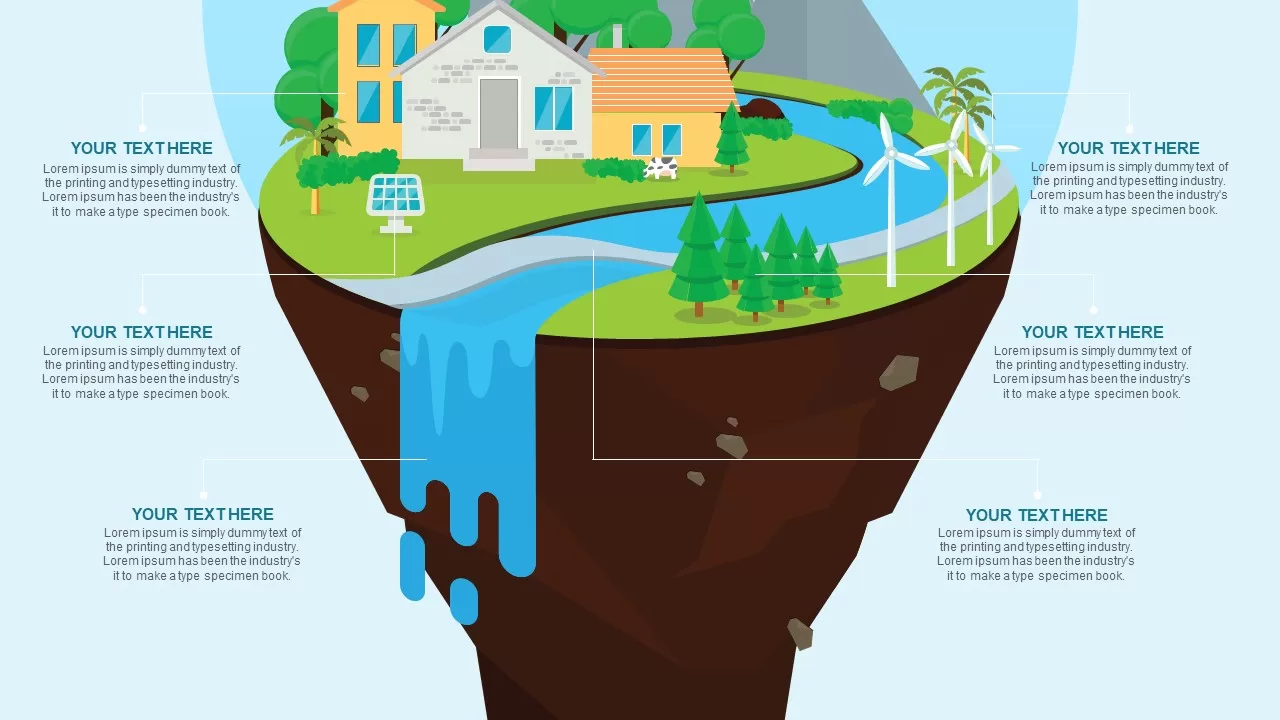 ecosystem infographics template