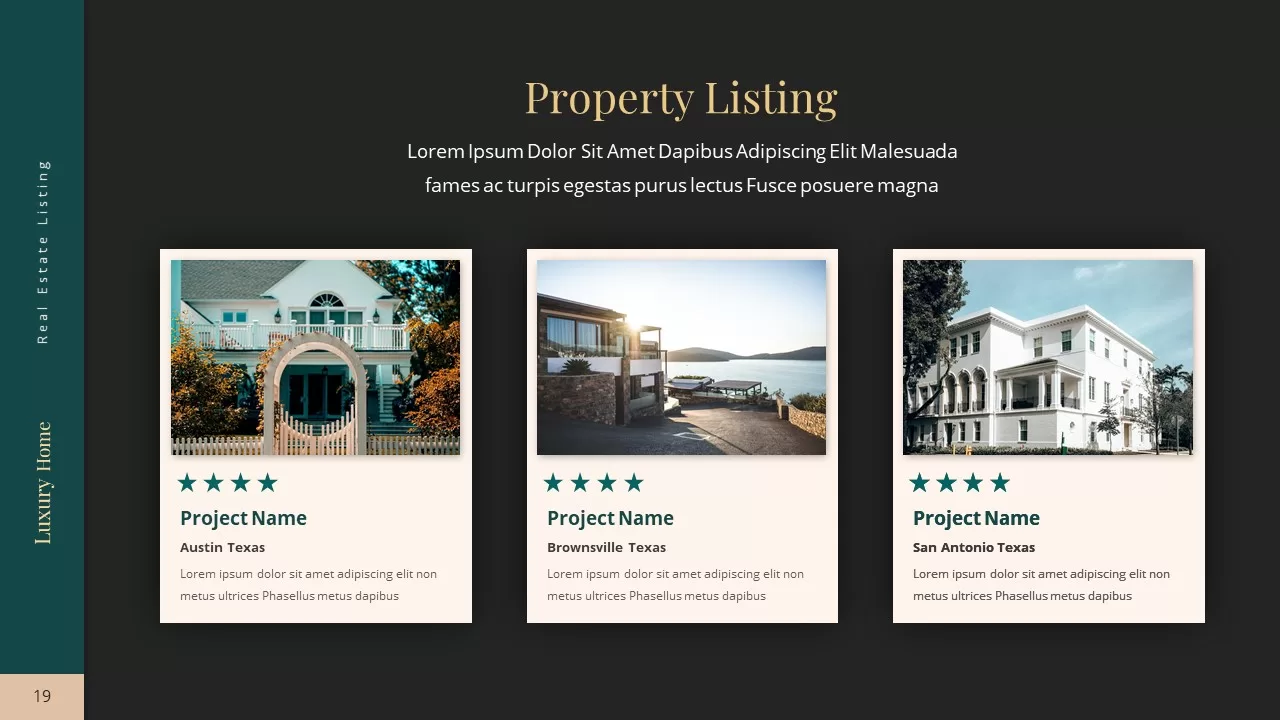 property listing template