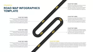 road map infographics