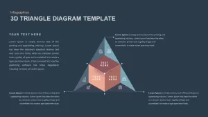 3d diagram triangle template