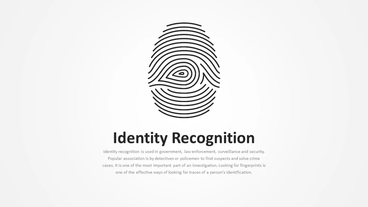 identity recogition