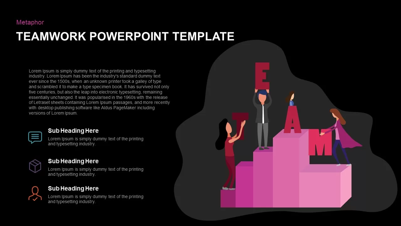 team work template