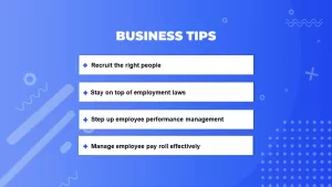 business tips