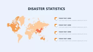 disaster statistics powerpoint template