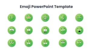 free set of emoji template for ppt