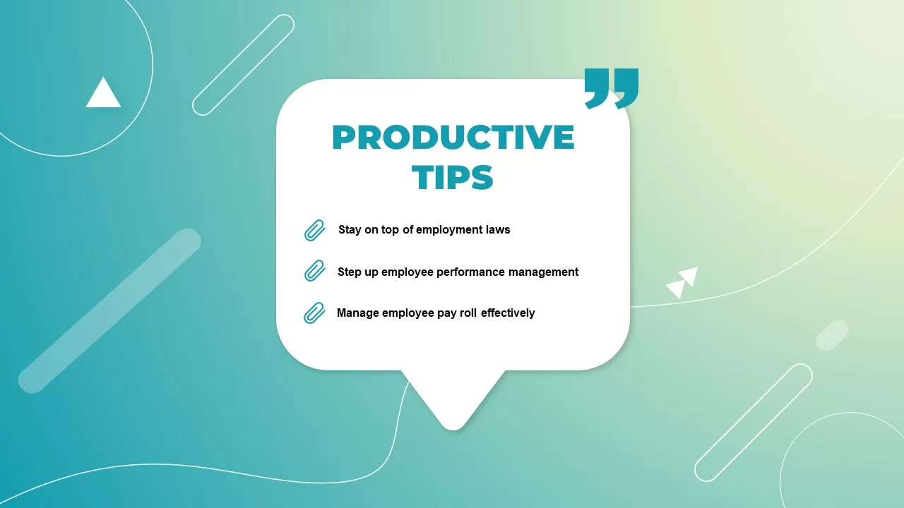 productive tips