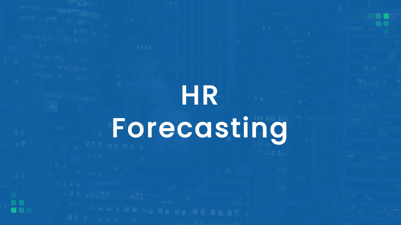 Human Resource Planning powerpoint template forecasting