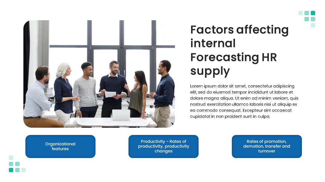 Human Resource Planning powerpoint template internal forecasting