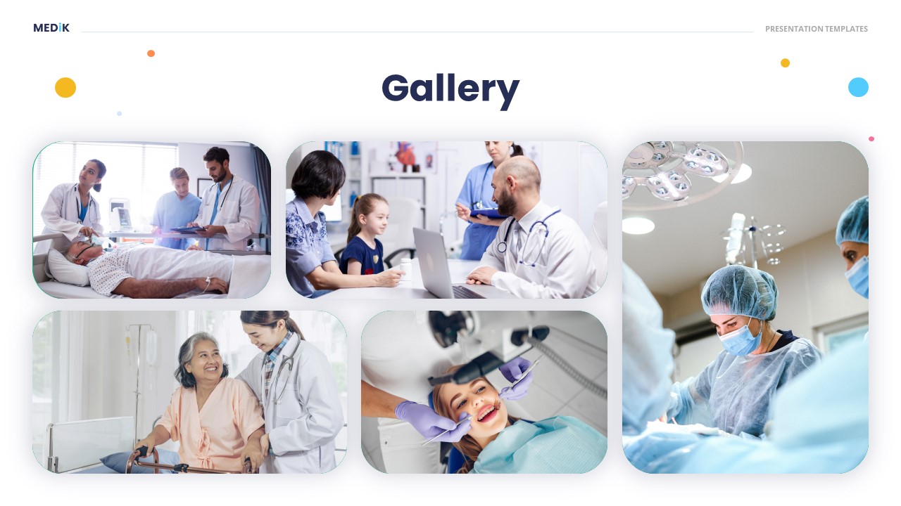 Medical Slide Deck PowerPoint Template gallery