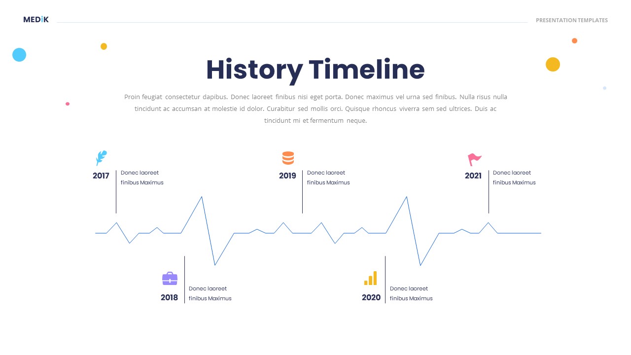 Medical Slide Deck PowerPoint Template history