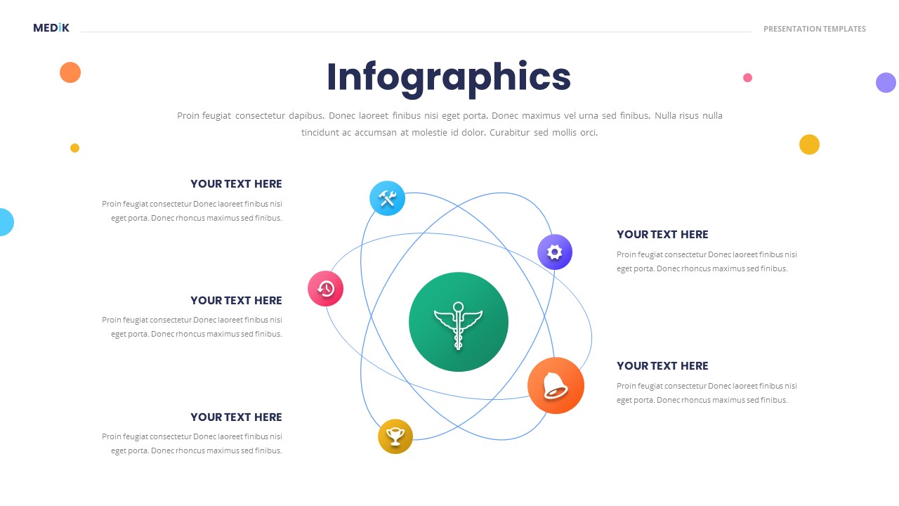 Medical Slide Deck PowerPoint Template infographics