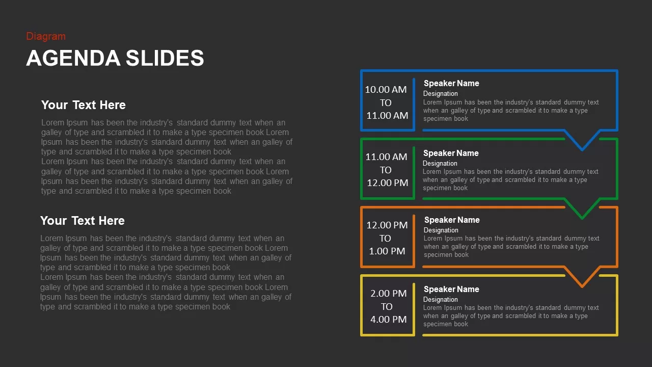 agenda template for powerpoint presentation