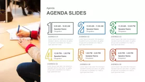 infographic agenda slides