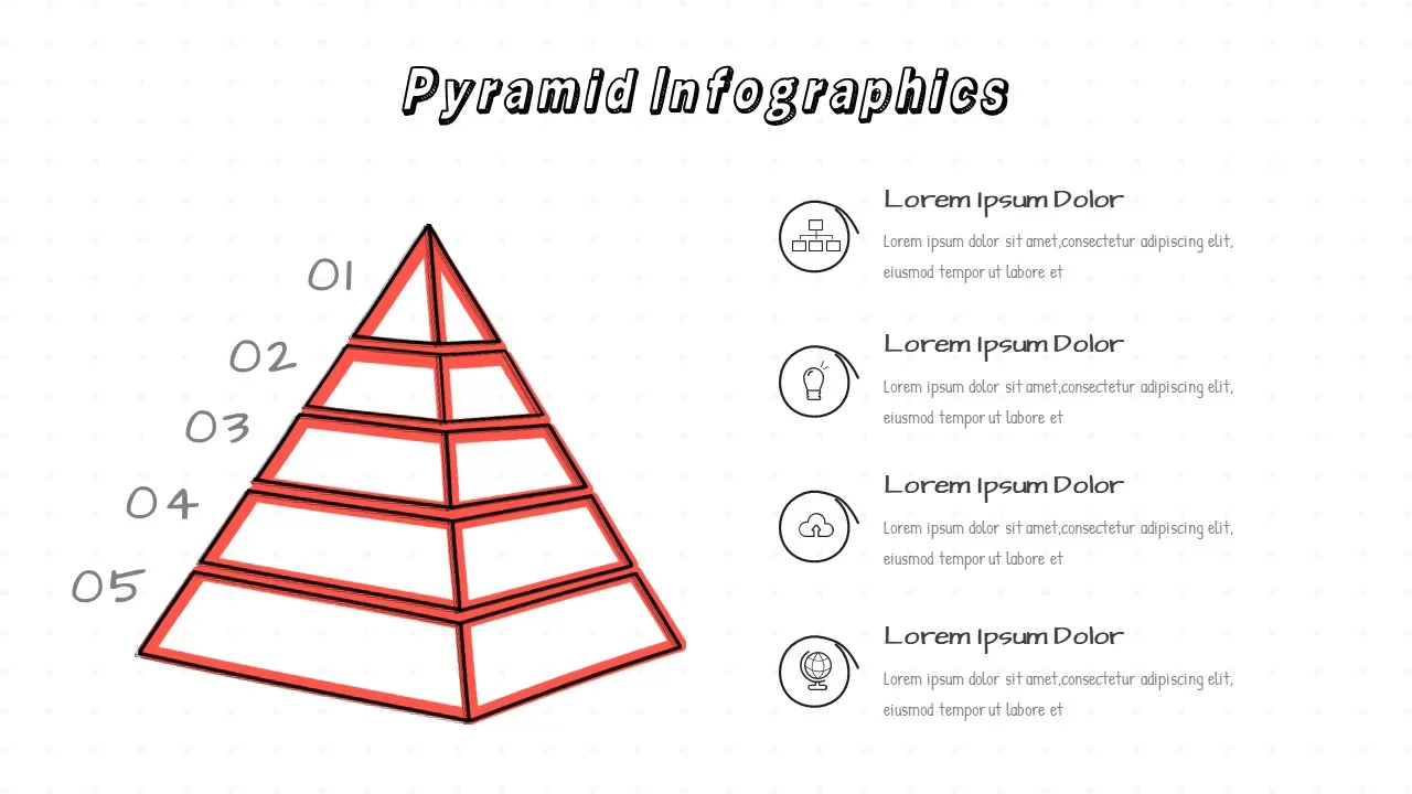 pyramid infographics