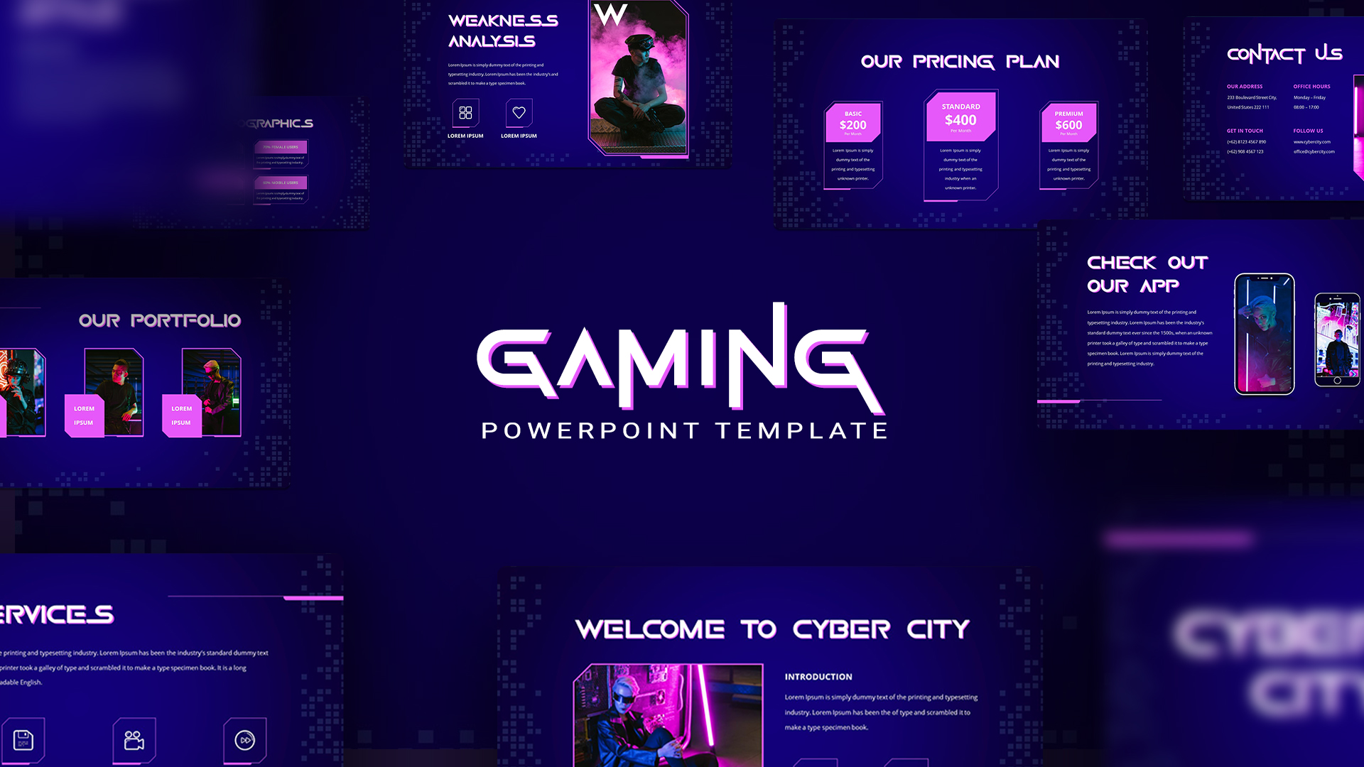 Gaming PowerPoint Template featured image