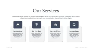 Services Furniture Presentation PowerPoint template