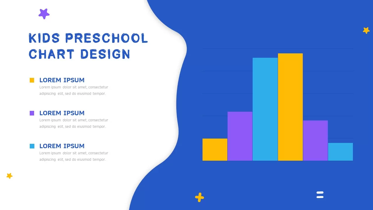 kids preschool chart design slide