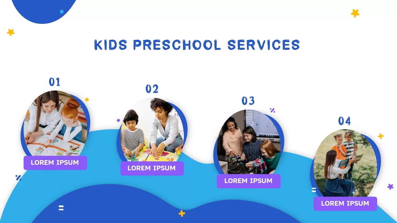 kids preschool services template