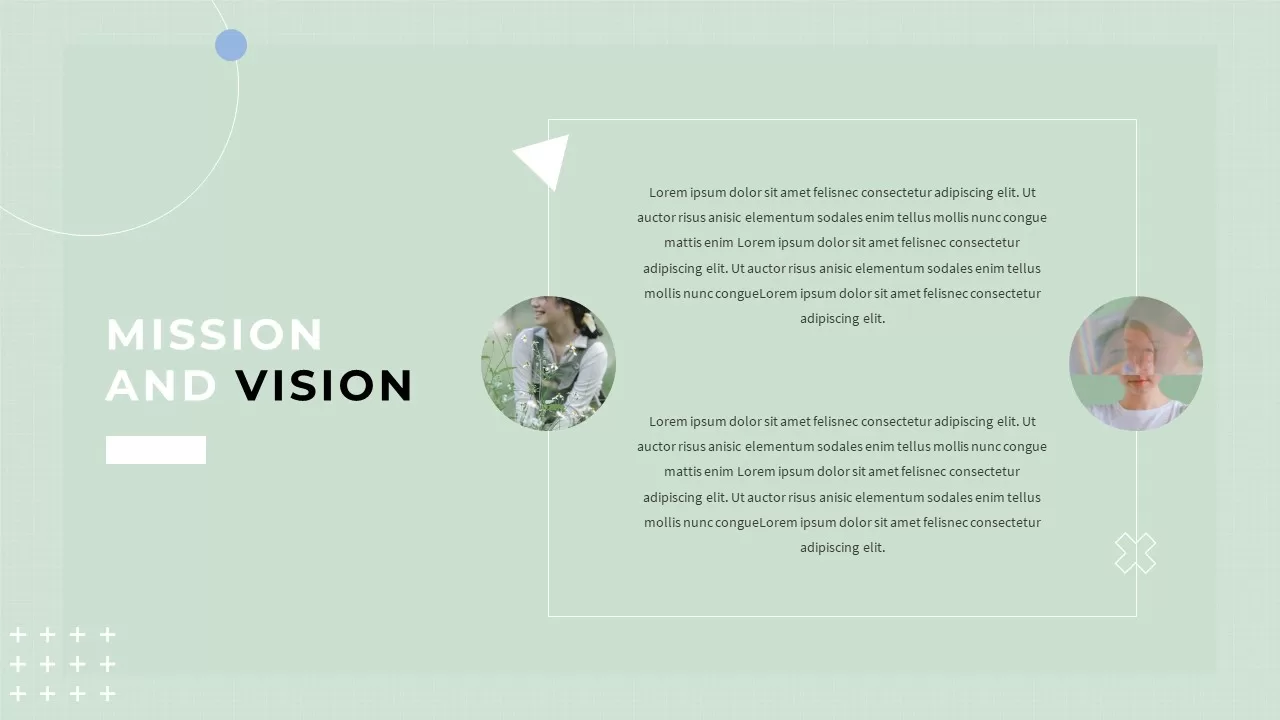 mission and vision Pastel Presentation Template