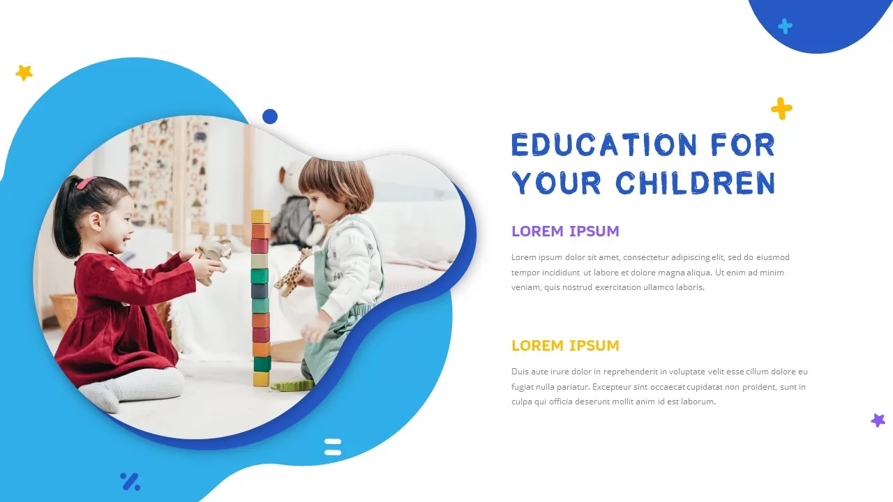 powerpoint preschool presentation slide