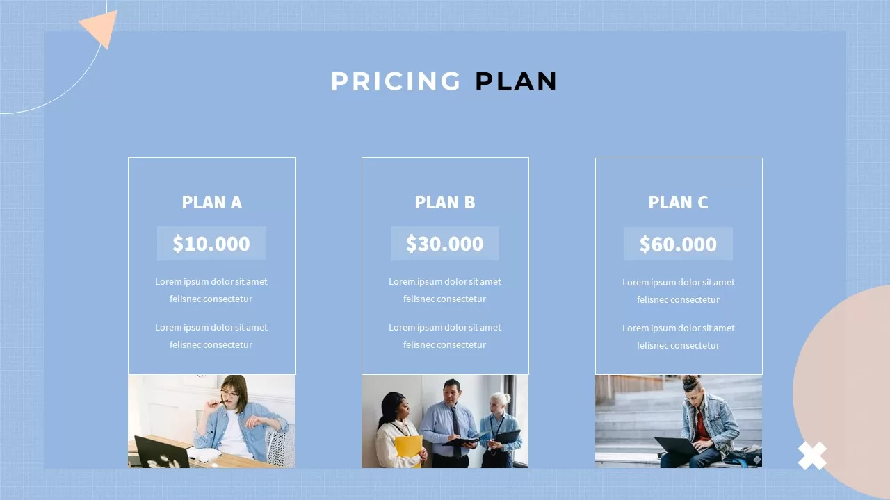 pricing pastel presentation template