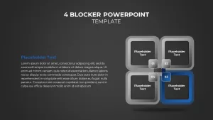 4 block slide template