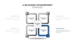 4 blocked slides template