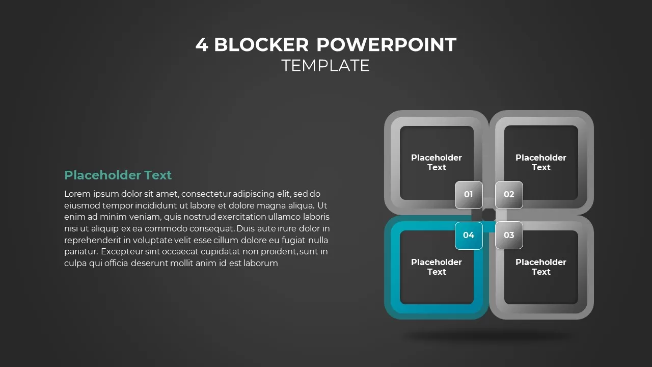 4 blocker slide template