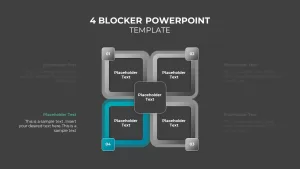 4 blocks slide ppt27 template