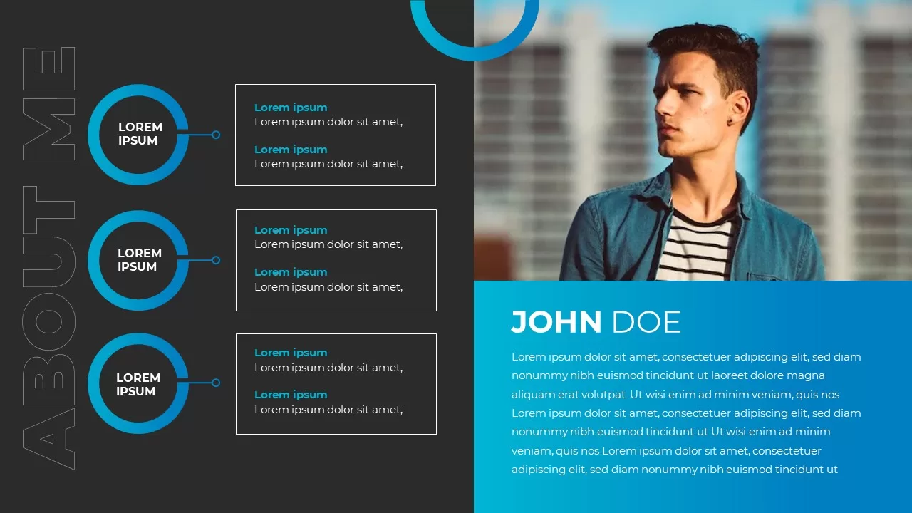 About Me PowerPoint Template