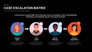 Case Escalation Matrix powerpoint template