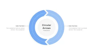 Circular arrow ppt infographic