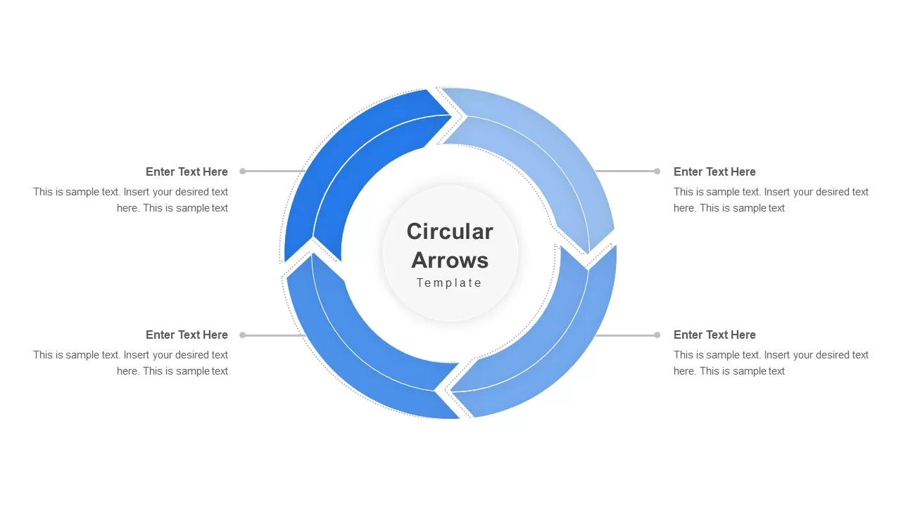 Circular arrow ppt templates