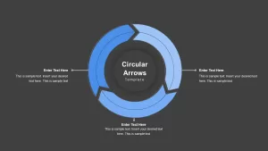 Circular powerpoint arrows