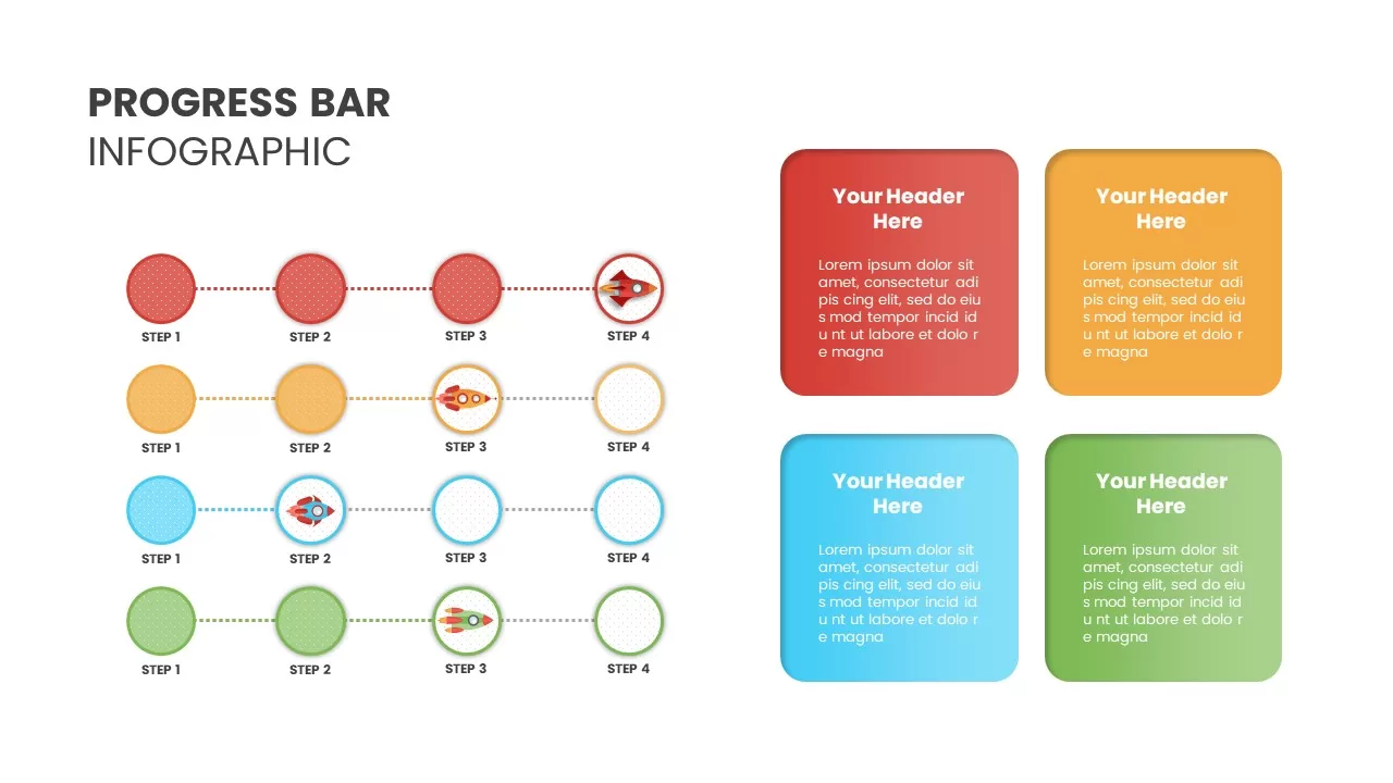 Progress bar powerpoint template