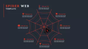 Spider Web infographic powerpoint